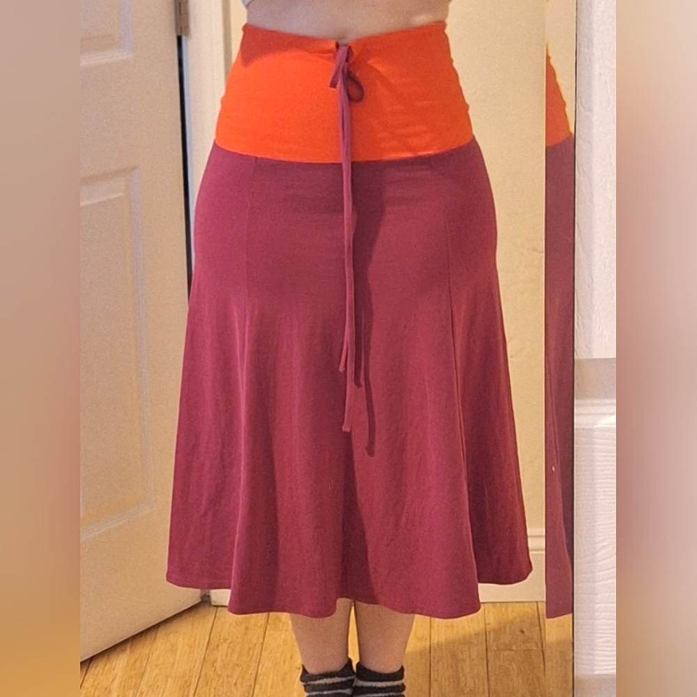 PRANA | Maxi Orange Pink Skirt